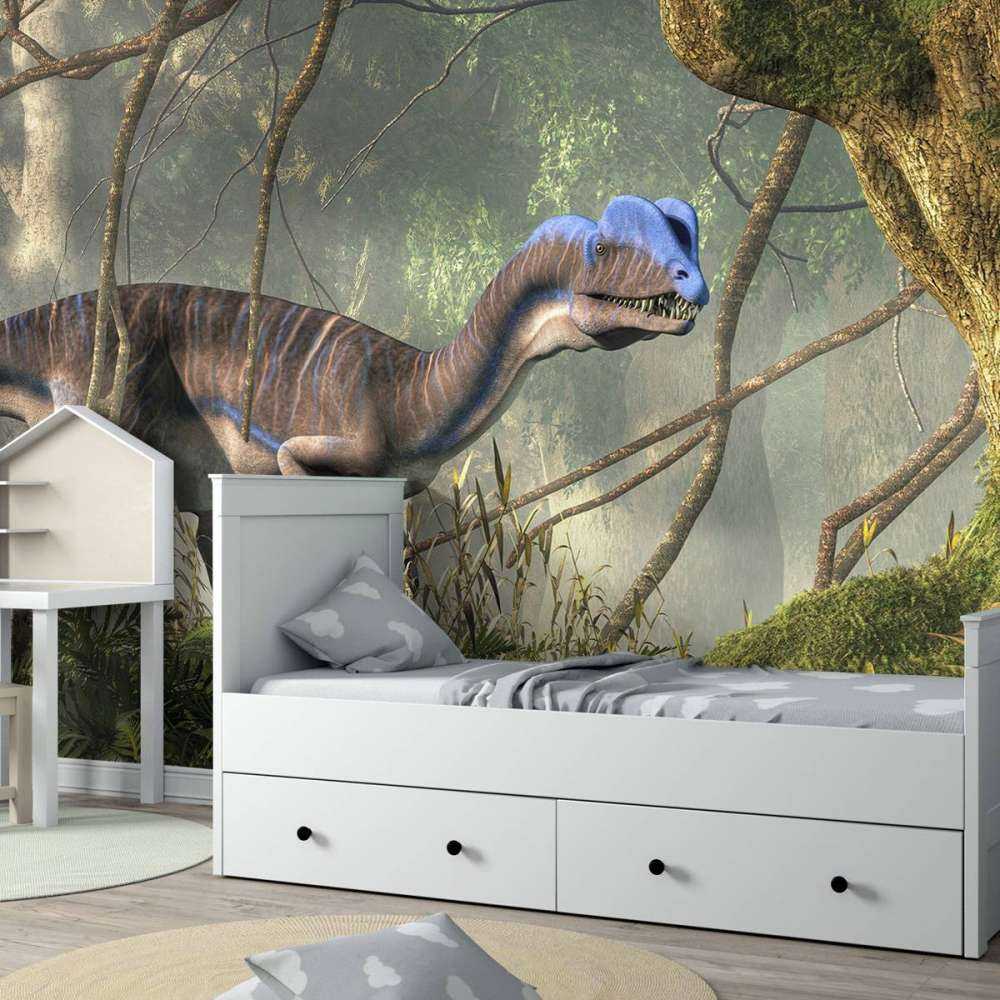 Dinosaurus in het bos