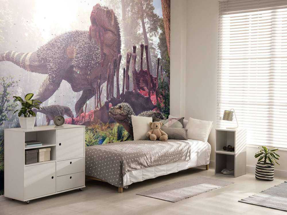 Tyrannosaurus Rex en haar jongen