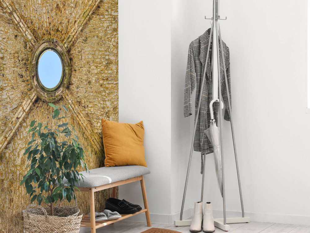 Oud gebouw met pilaren