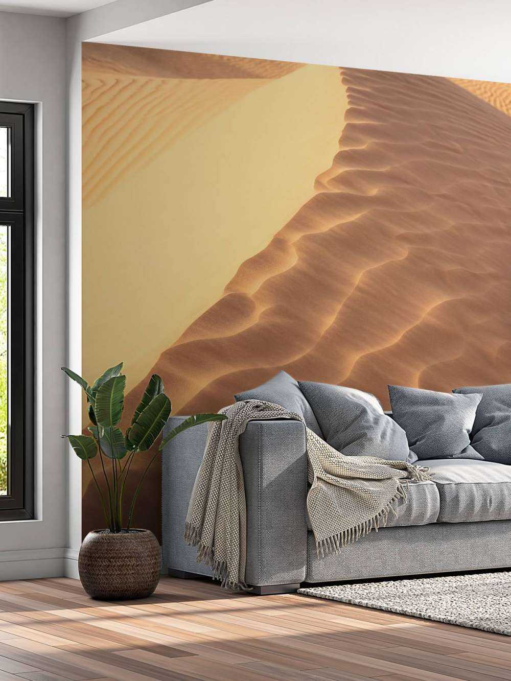 Zandduinen vanaf boven