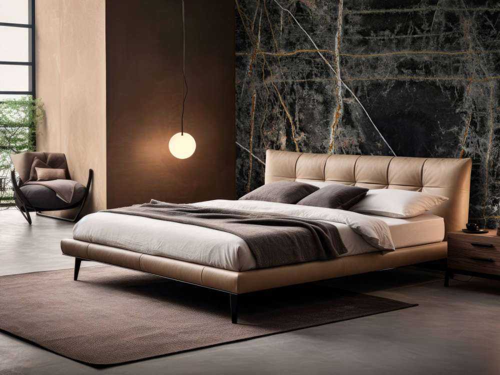 Donker marmer met koper kleurige lijnen