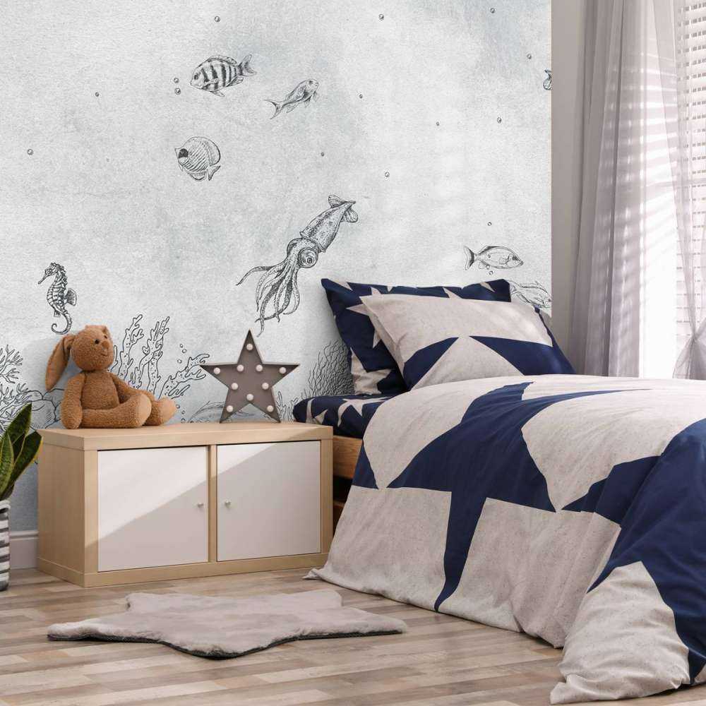 Inktvissen zee grijs