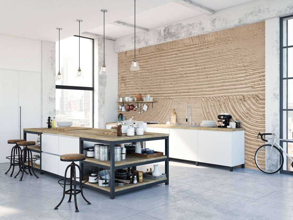 Lijnen en structuren in taupe