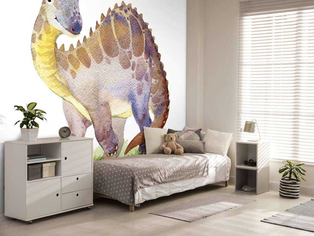 Dinosaurus van waterverf