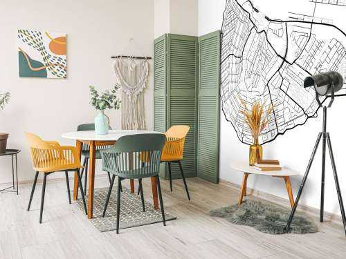 Plattegrond Amsterdam centrum, wit