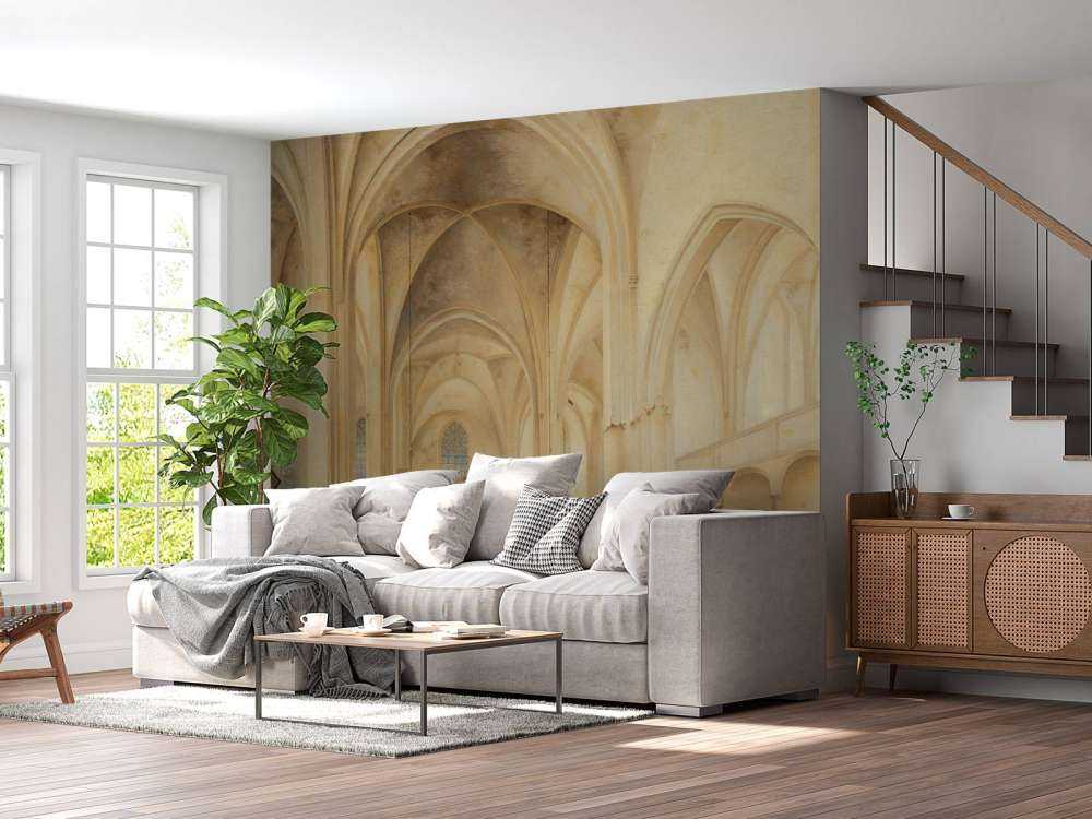 Het interieur van de Cunerakerk in Rhenen