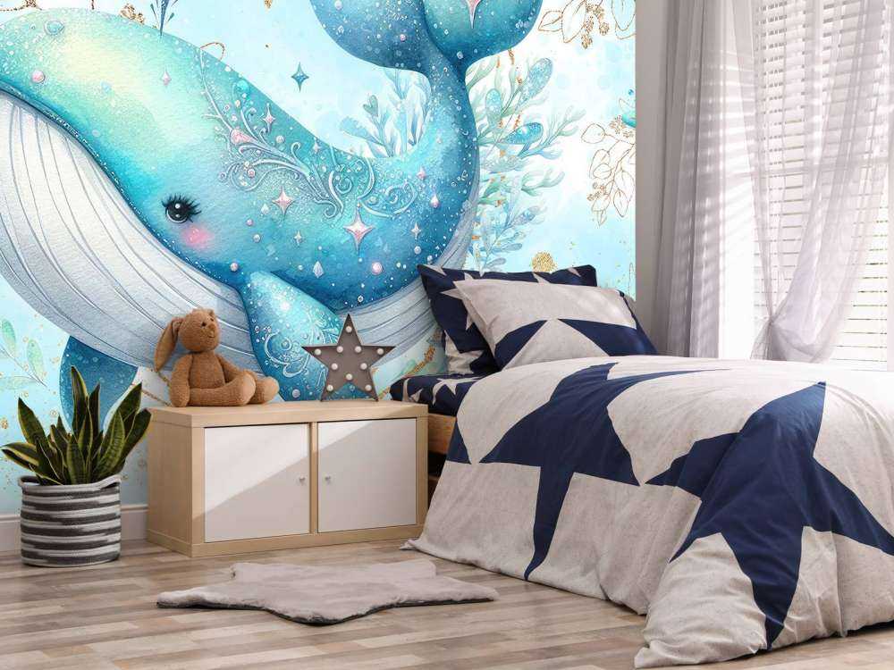 Magische walvis in oceaandromen