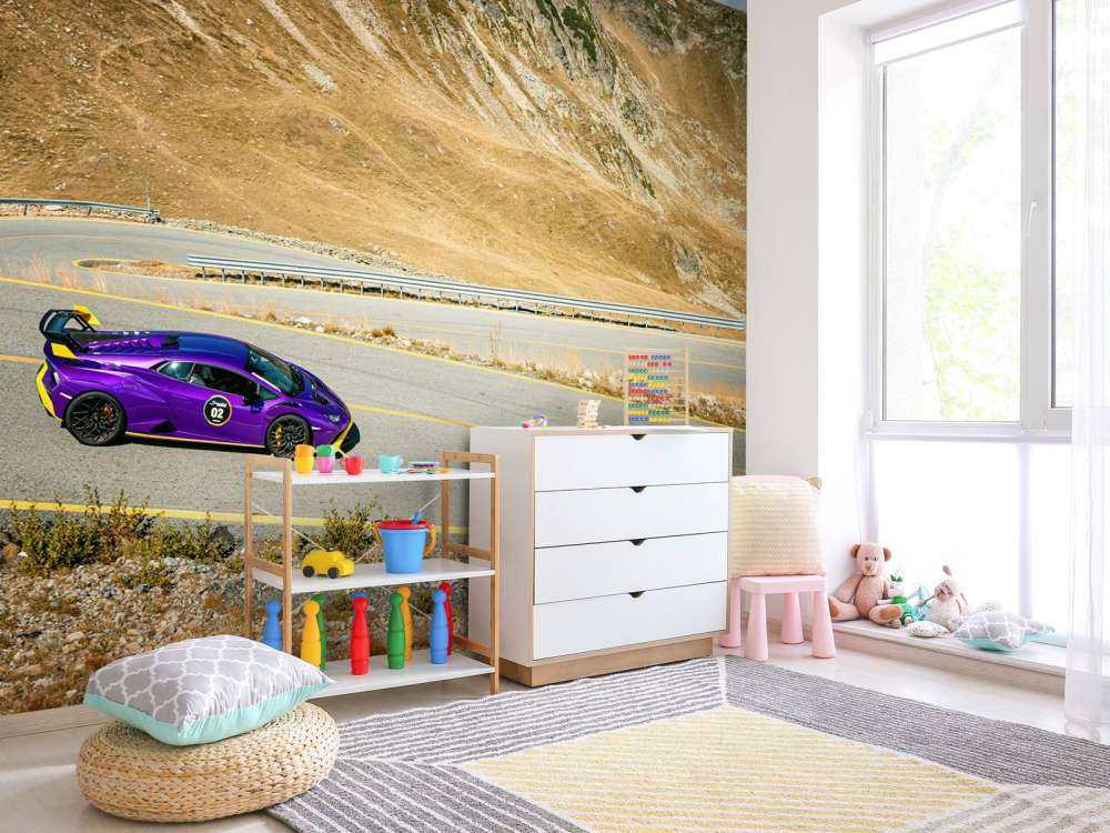 Lamborghini Huracán op bergpas