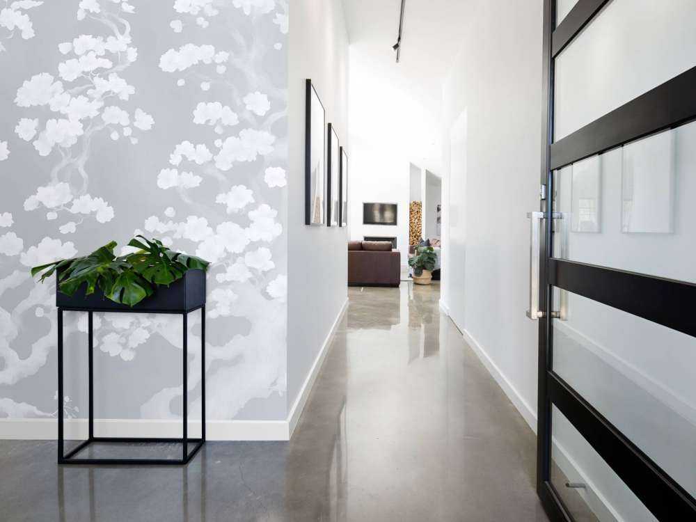 Wonderful blooming forest - blue