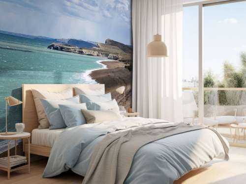 Ruige klifkust met turquoise zee