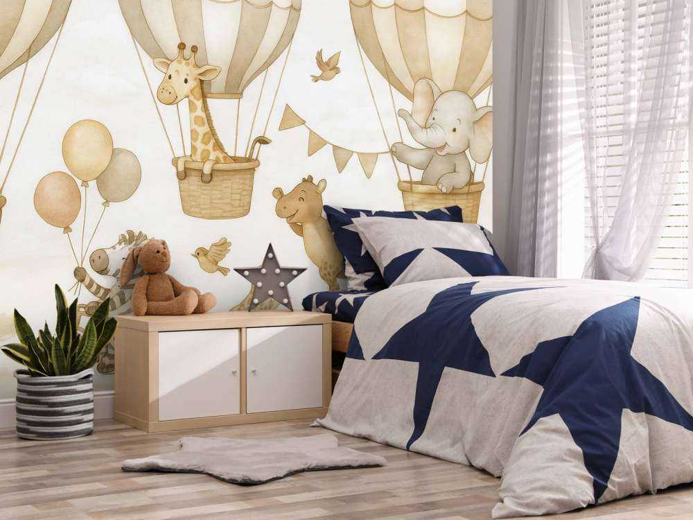 Dierenparade in de lucht