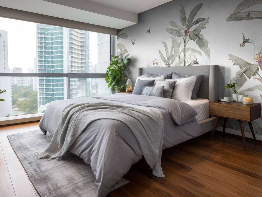 Kolibries tussen tropische bladeren