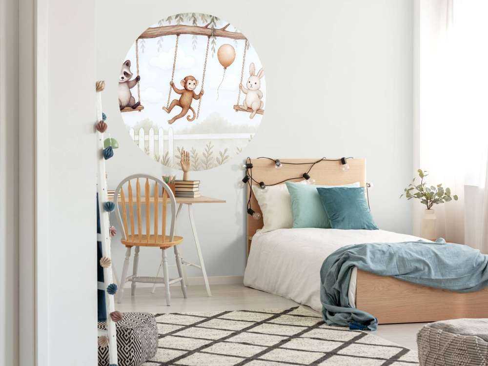 Schommelpret met bosvriendjes