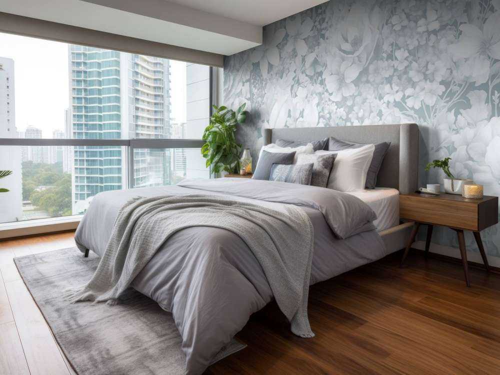 Flower festivalSEAMLESS Sky Blue