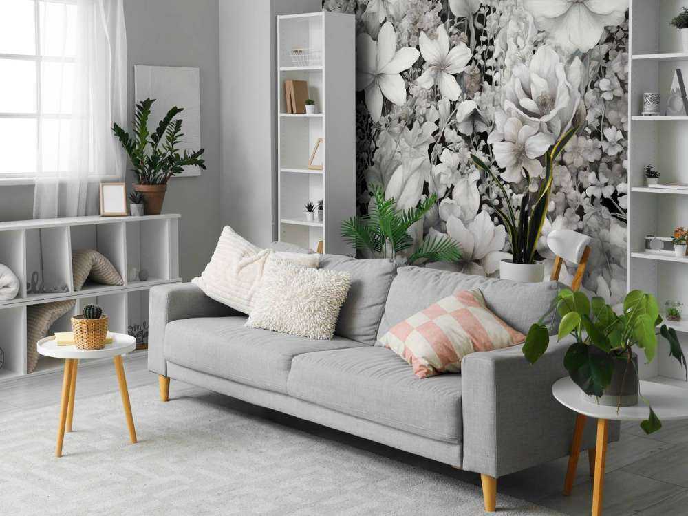 Flower festivalSEAMLESS Beige