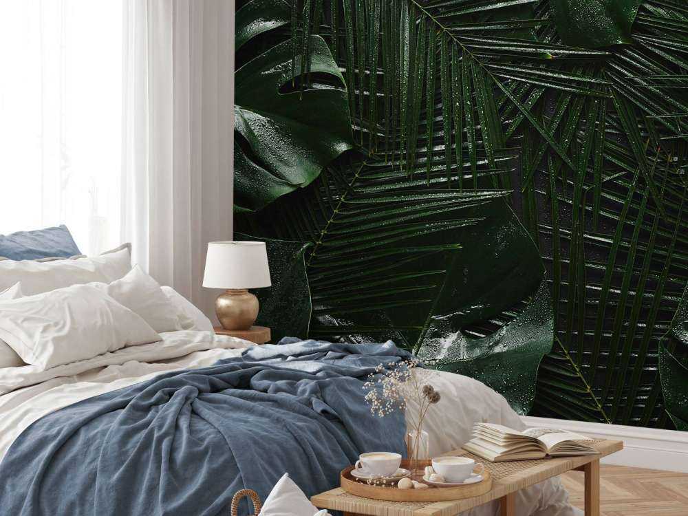 Donkergroene Tropische Bladeren