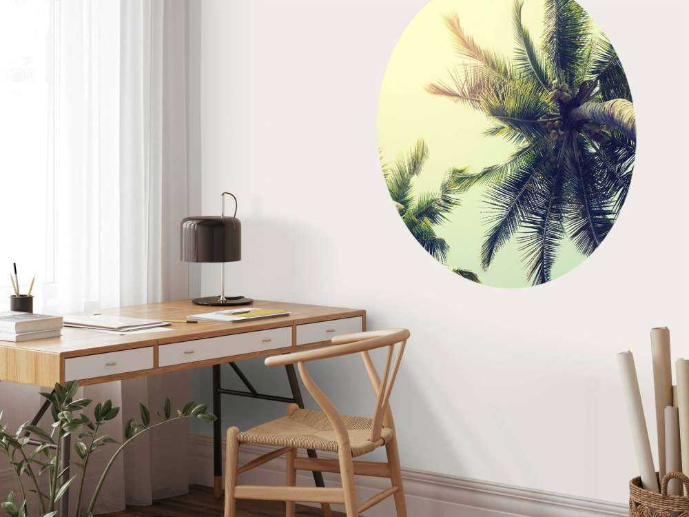 Palmboom Bladeren Vintage