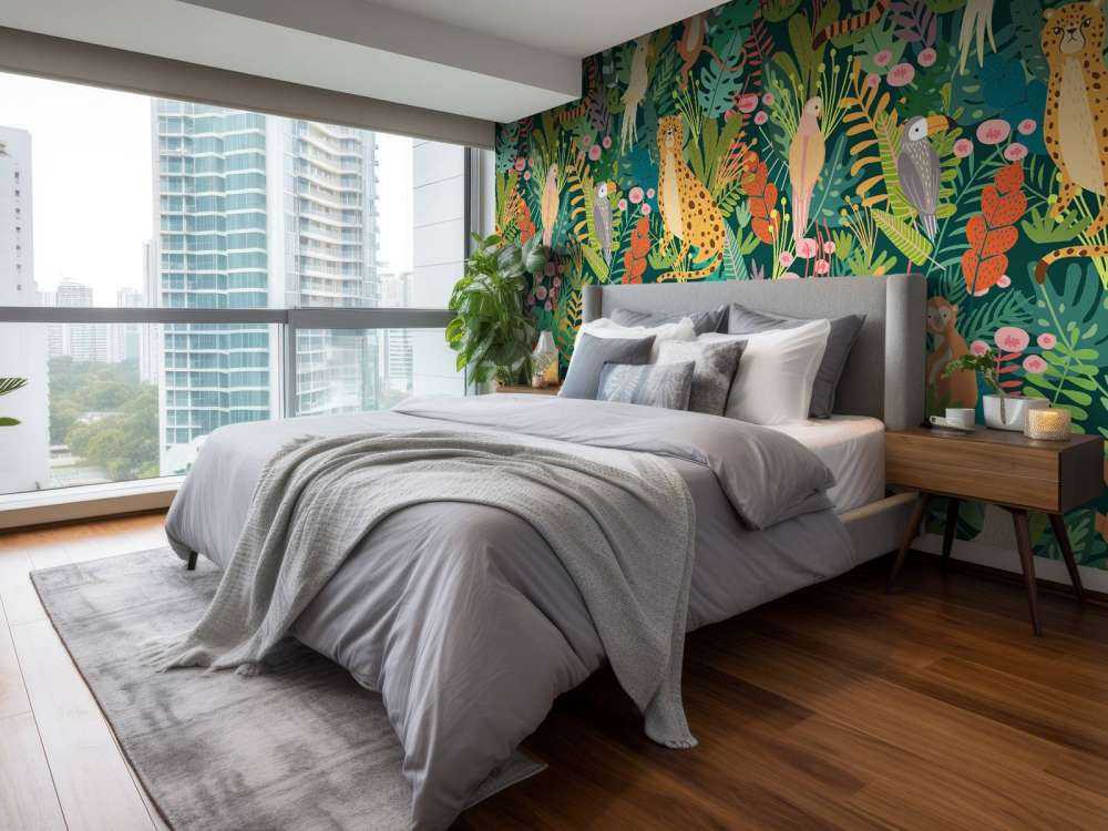 Kleurrijke dieren patroon