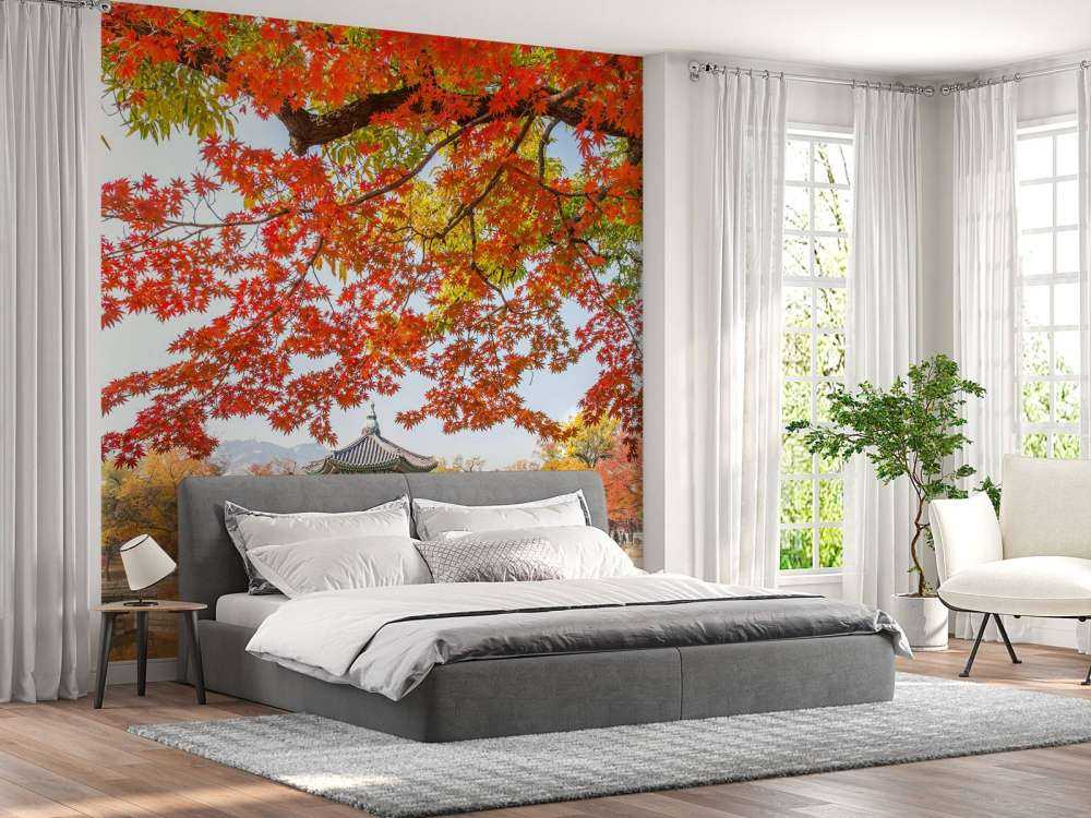 Gyeongbukgung Palace in de herfst