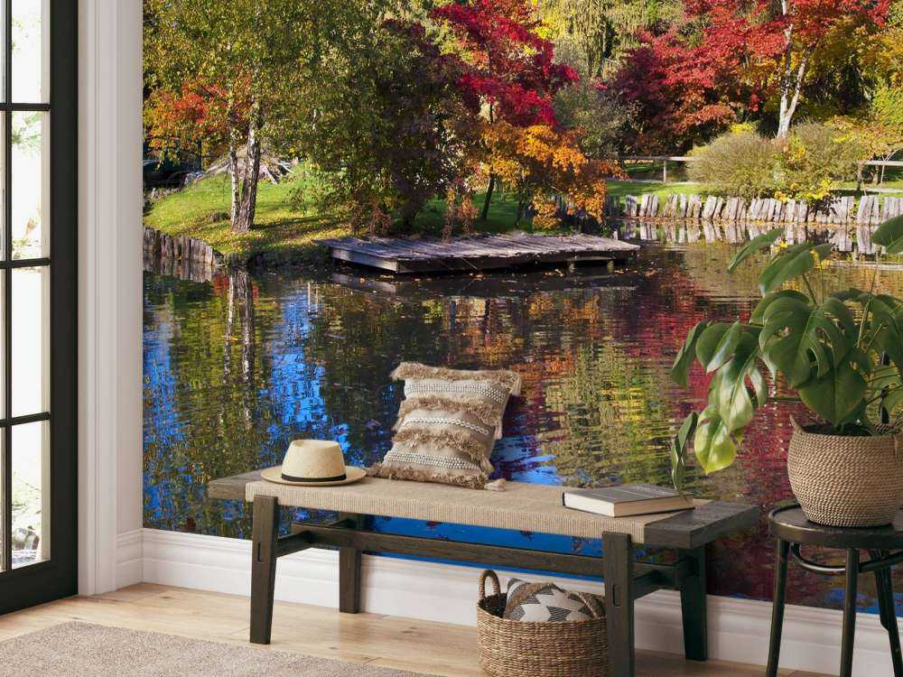 Bomen achter het Water