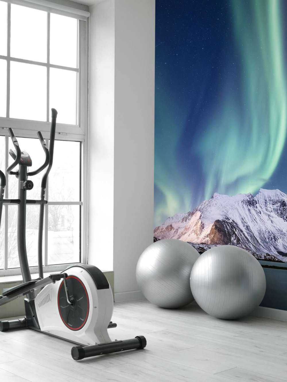 Mint kleurig Noorderlicht in Alaska