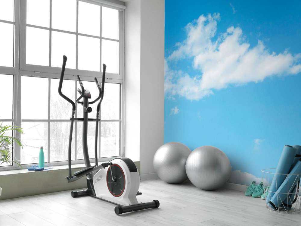 Een helder blauwe lucht