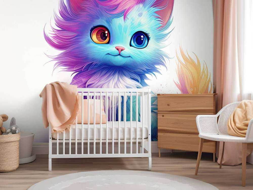 Regenboog baby kat