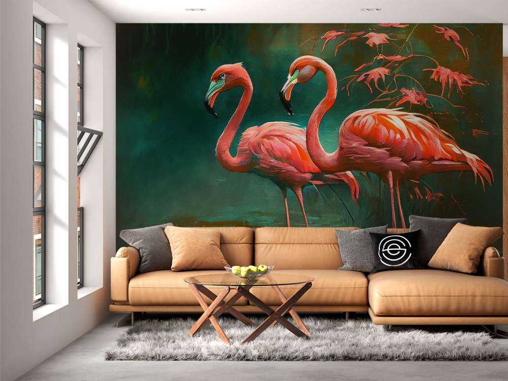 Flamingo Fluisterend Water