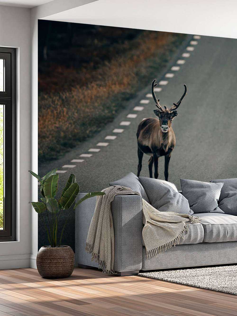Rendieren op de weg