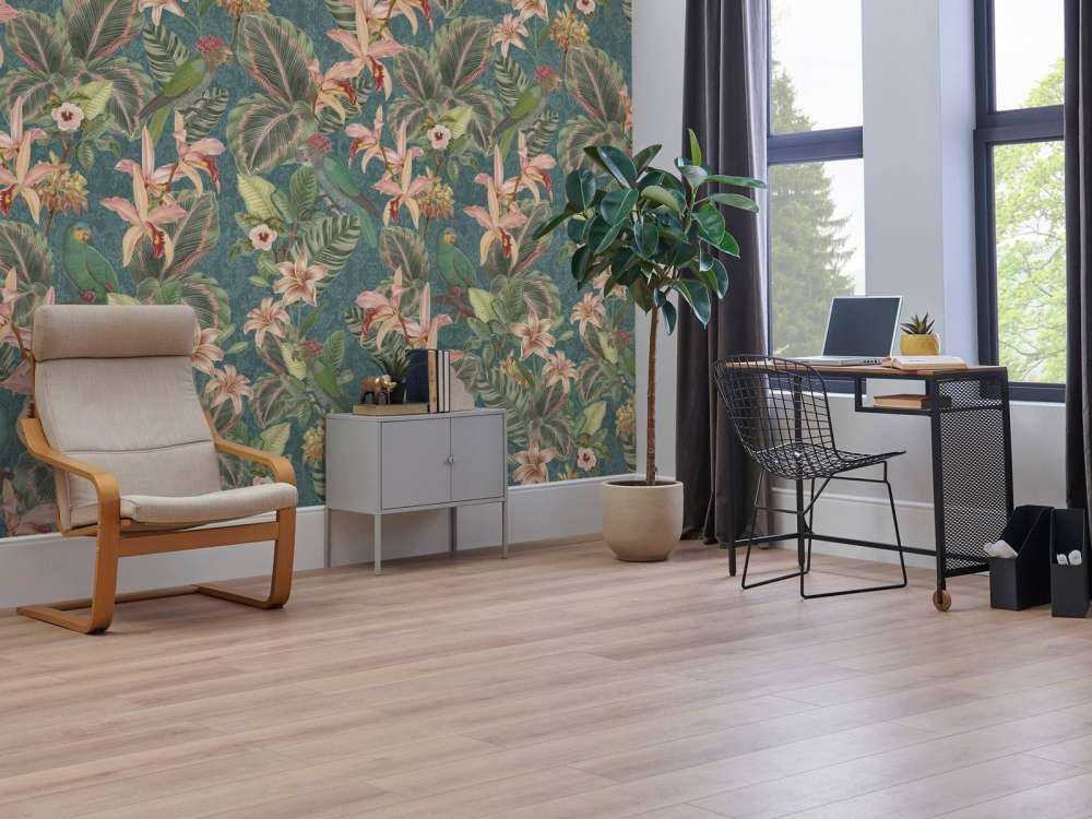 Tropische Jungle vogels & papegaaien - turquoise