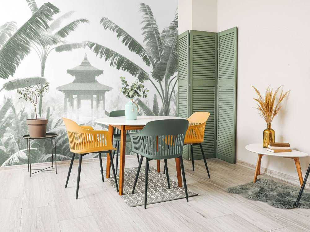 Mistige Tempeltuin, groen