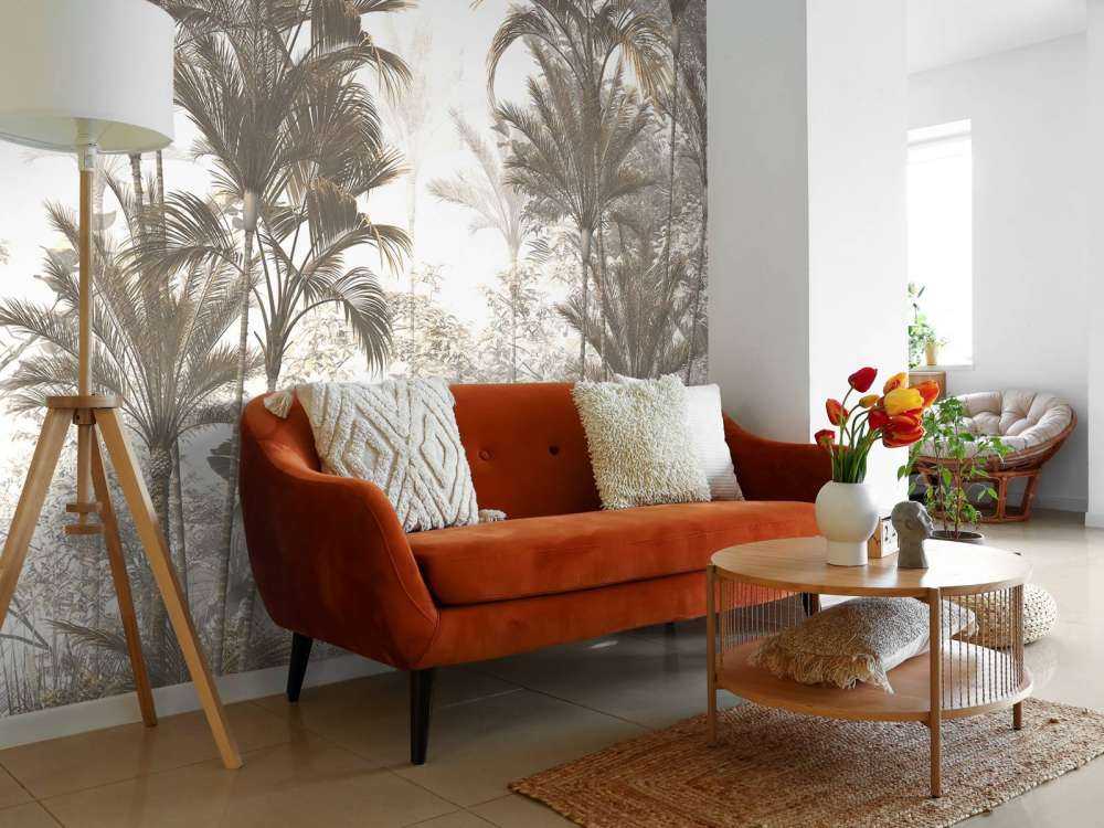 Zonlicht door Palmen