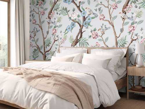 Bloemen patroon, pastel