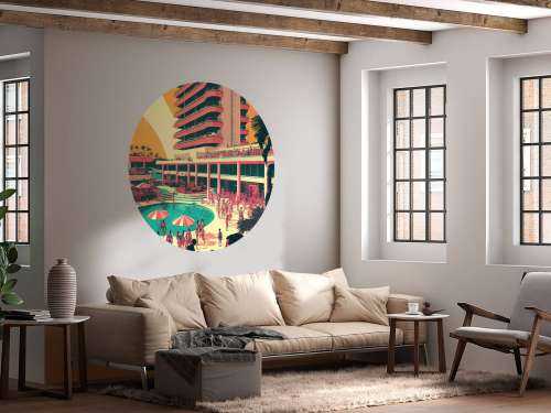 Resort illustratie