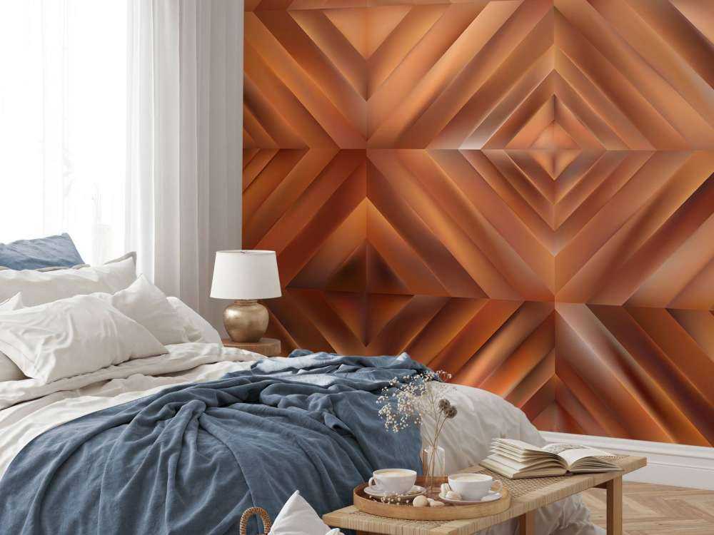 Abstract koperen achtergrond