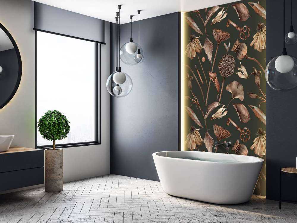 Droge bloemen patroon