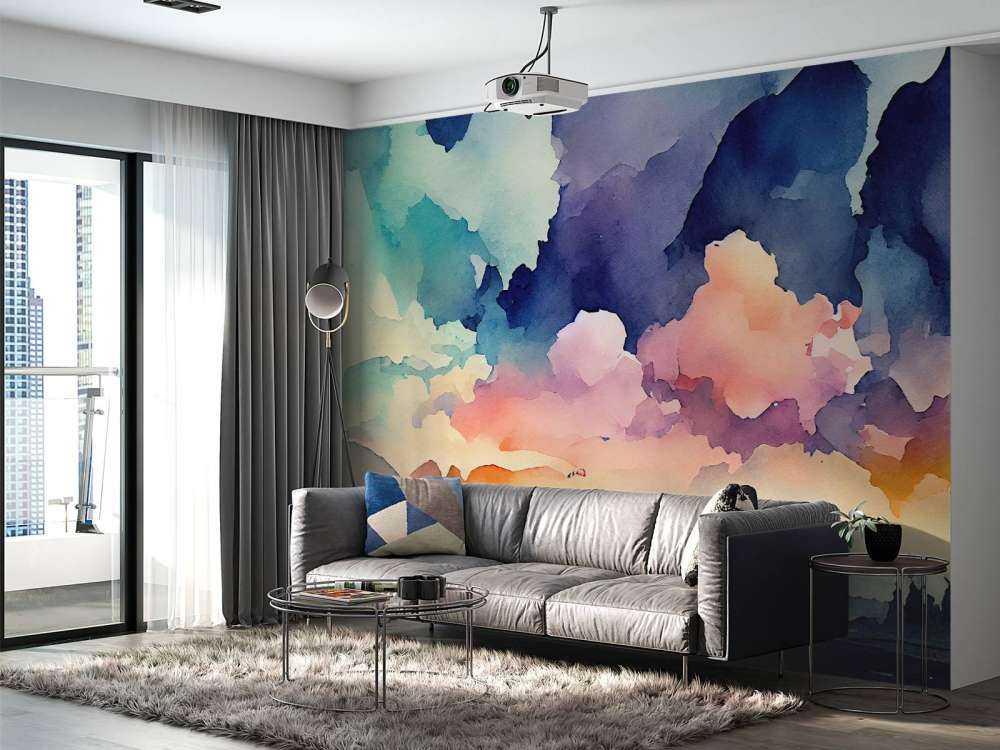 Abstracte aquarel achtergrond