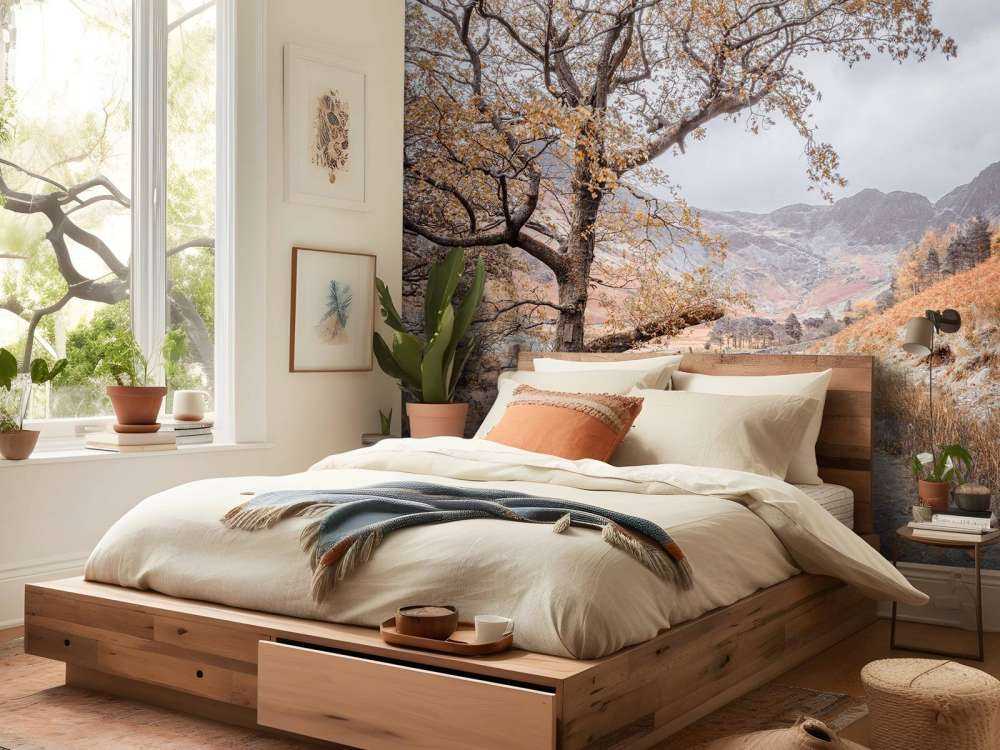 Pad tussen de bergen