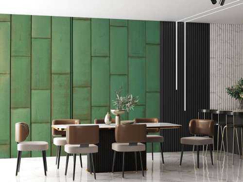 Groene platen van koper