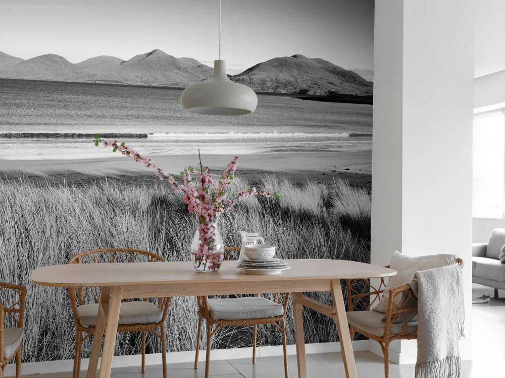 Helmgras, strand en bergen