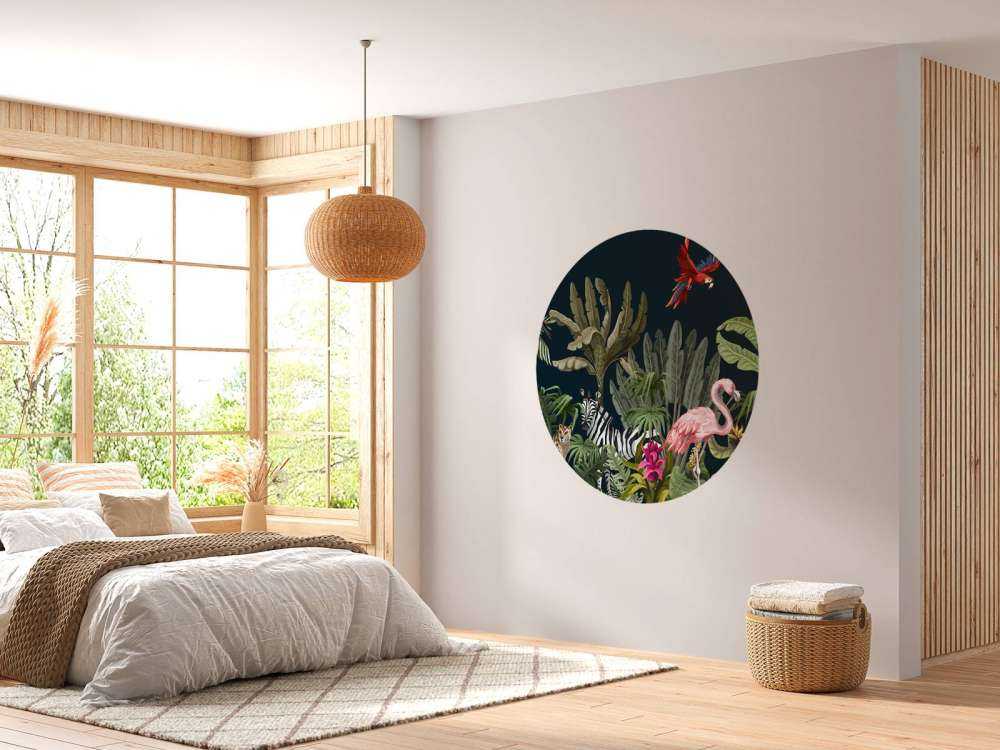 Gekleurde jungle dieren