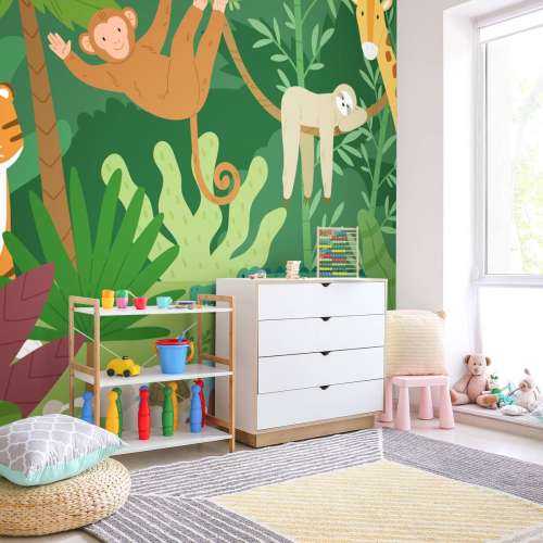 Blije jungle dieren