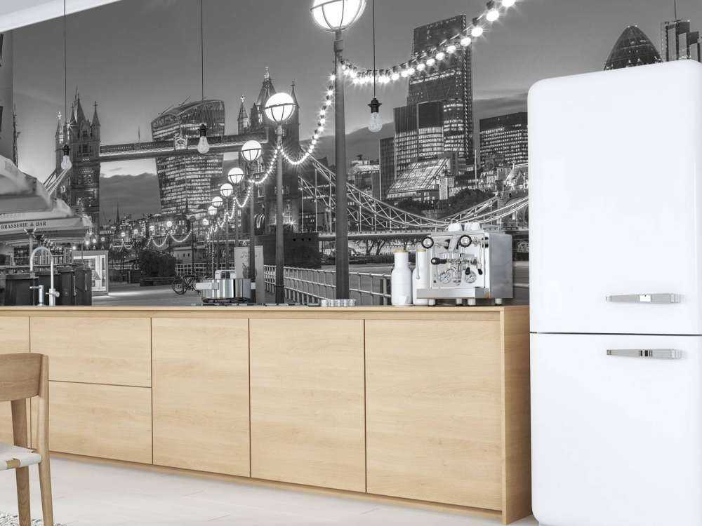 De weg naar Tower Bridge