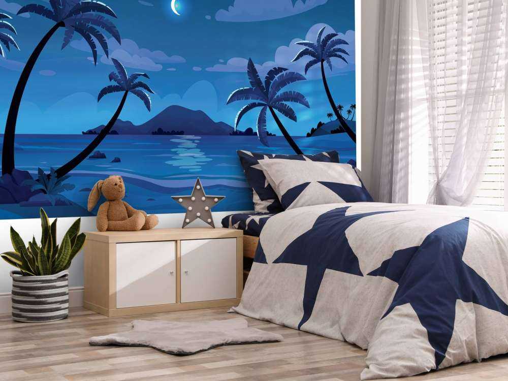 Mooi uitzicht bij nacht