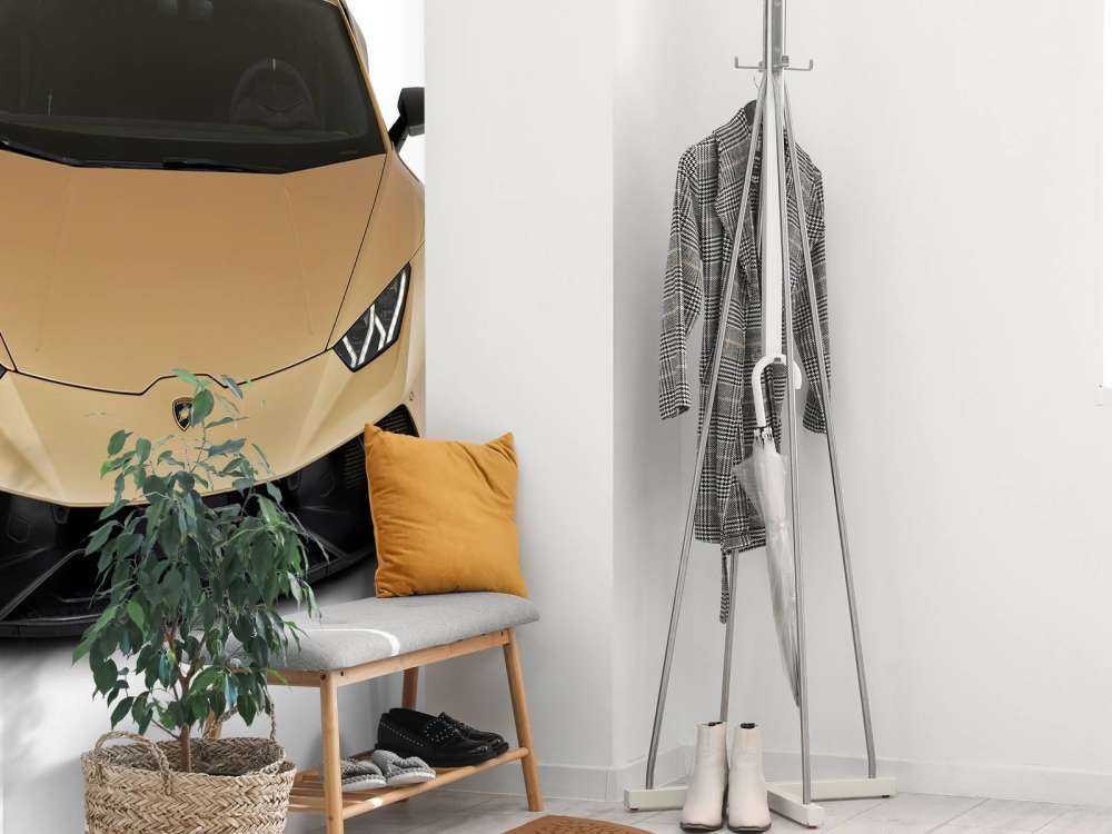 Lamborghini Huracán - Voorkant vanaf boven, wit