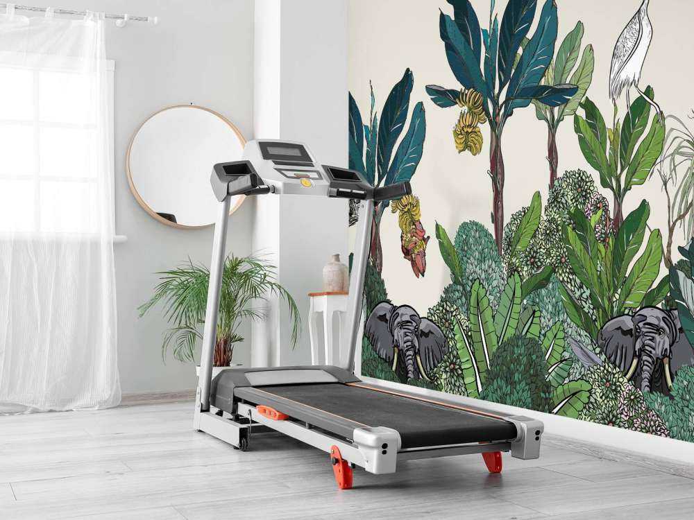 Jungle panorama met dieren