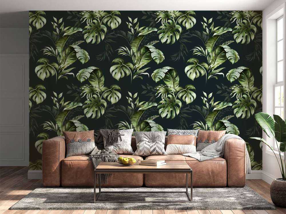 Groene bladeren patroon