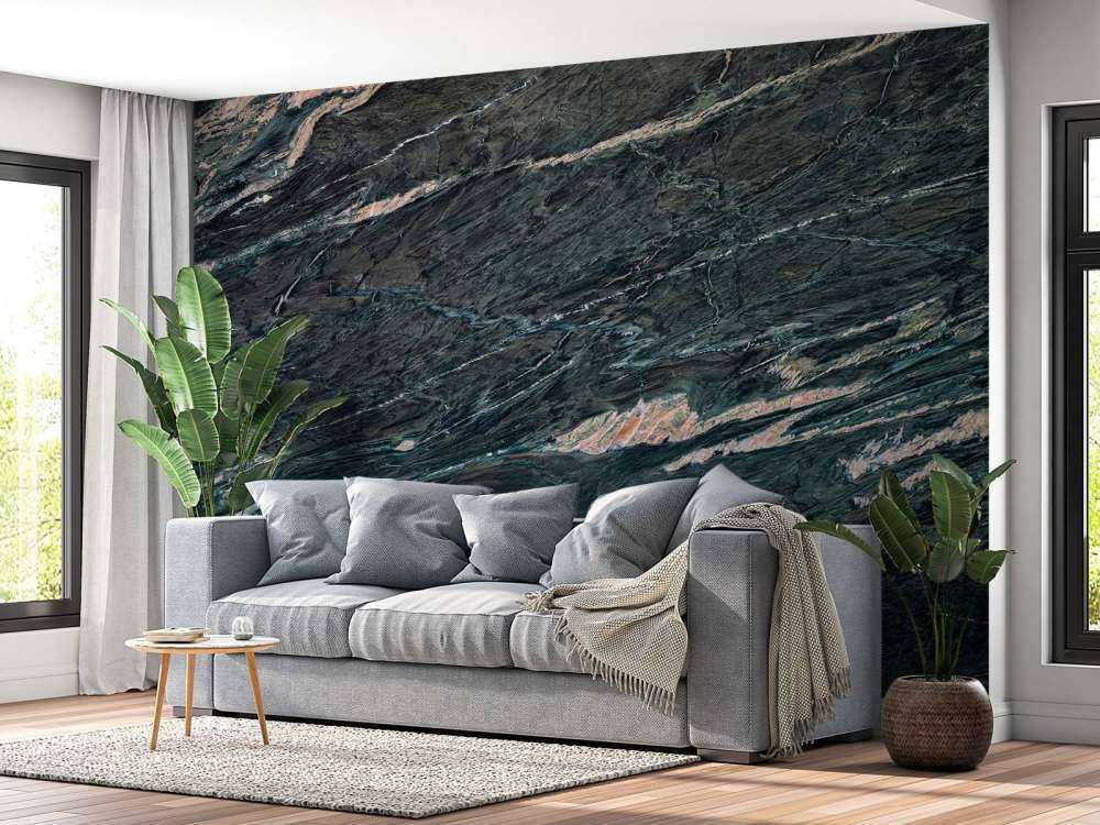 Marmer met golvende structuur