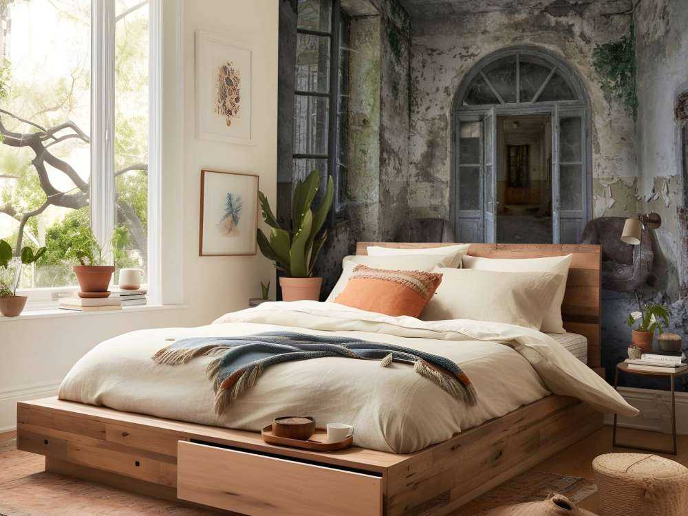 Gang in verlaten huis