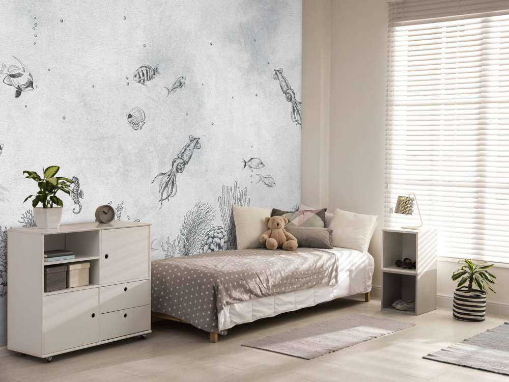 Inktvissen zee grijs